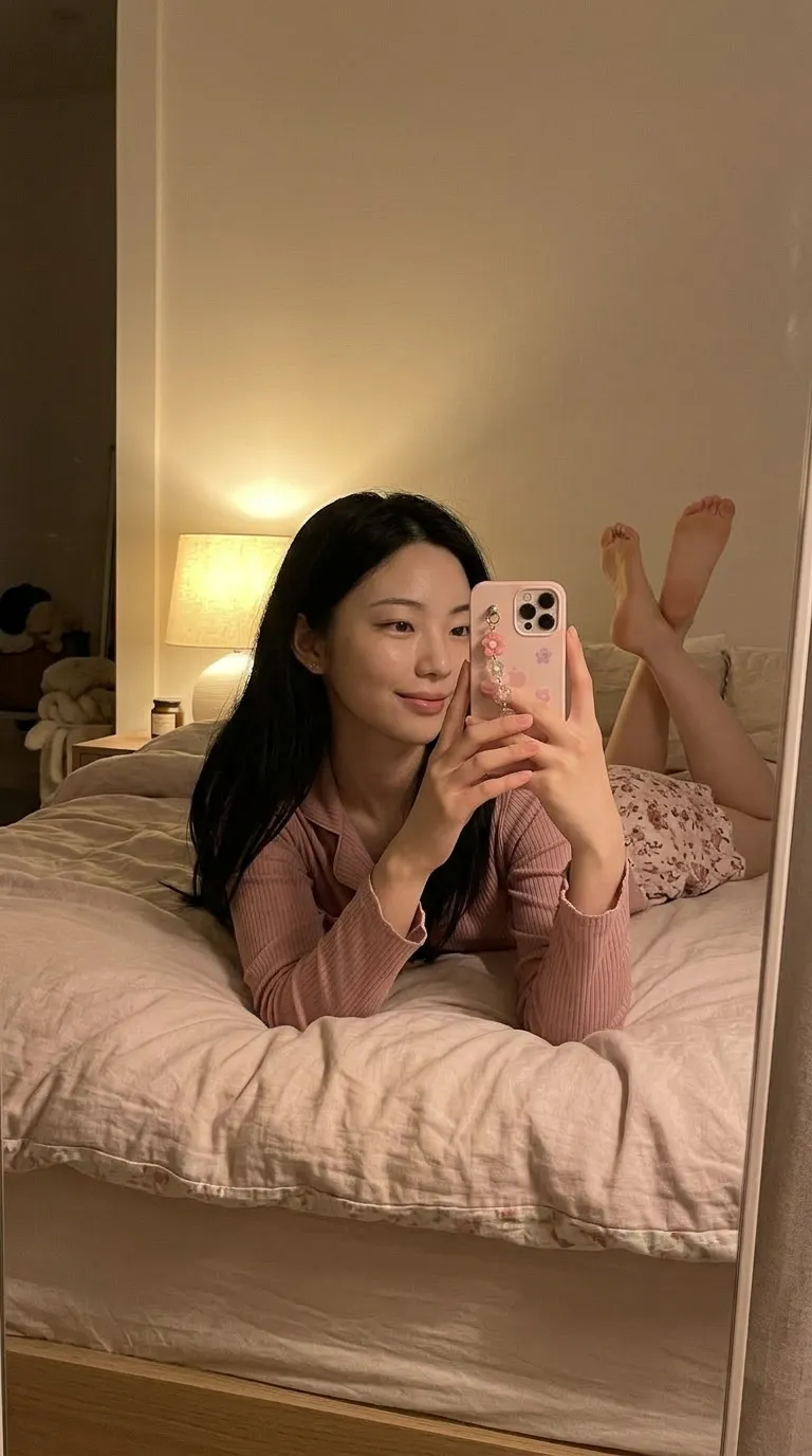 Cathy mirror selfie