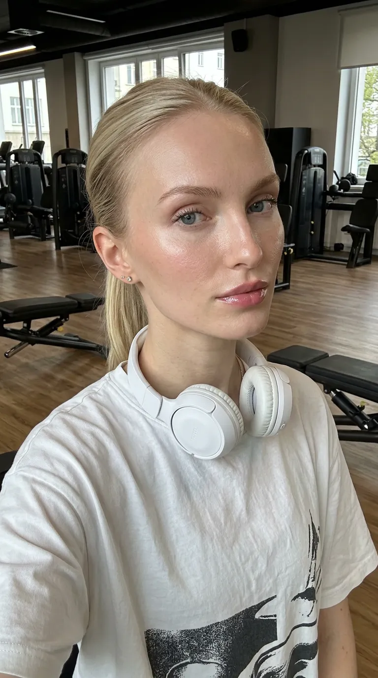 Julia at the gym
